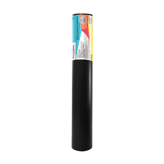 Barrilito Papel Contacto Negro Rollo. 0.45x20m. 8820