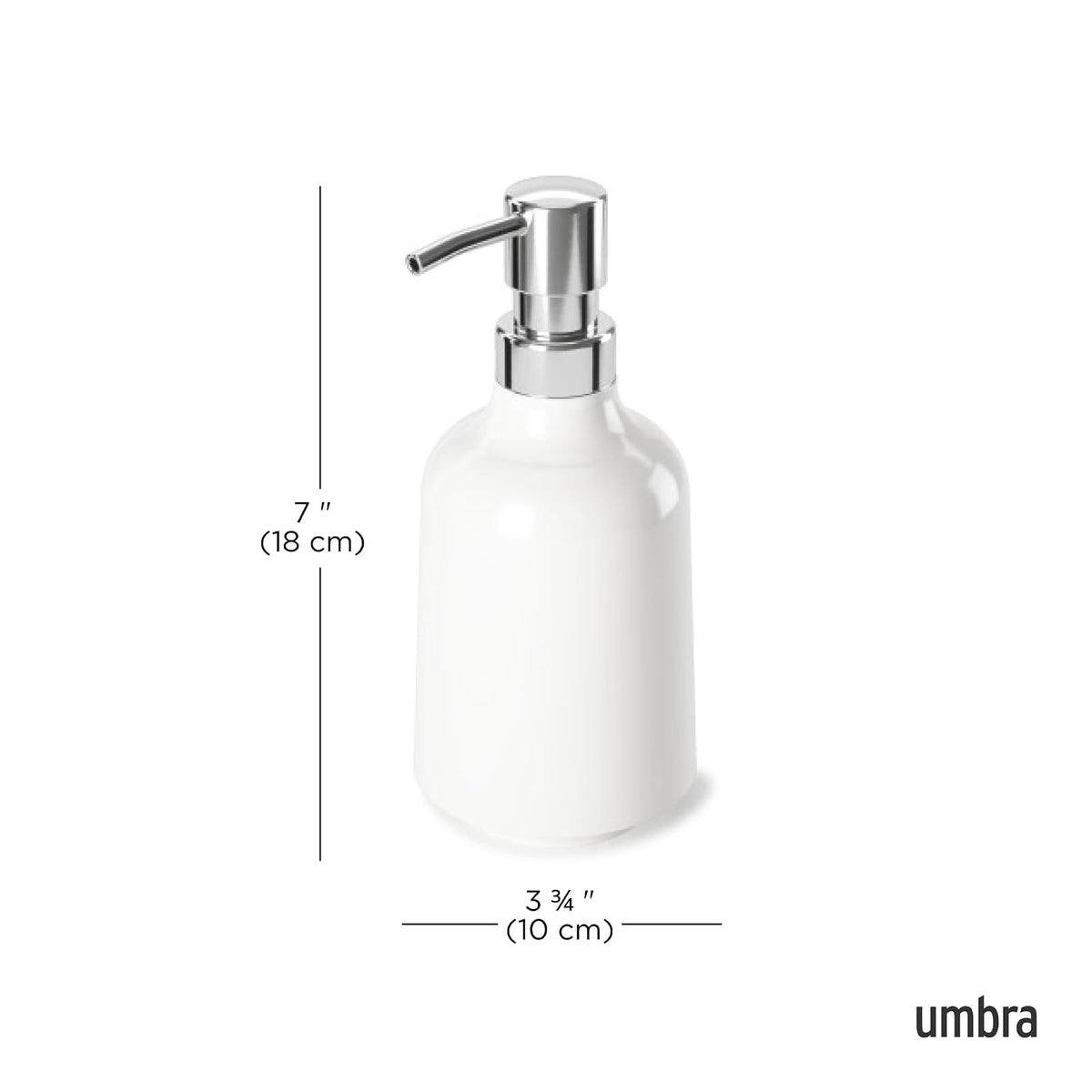 Umbra 023838-660 Dosificador Step, Color Blanco