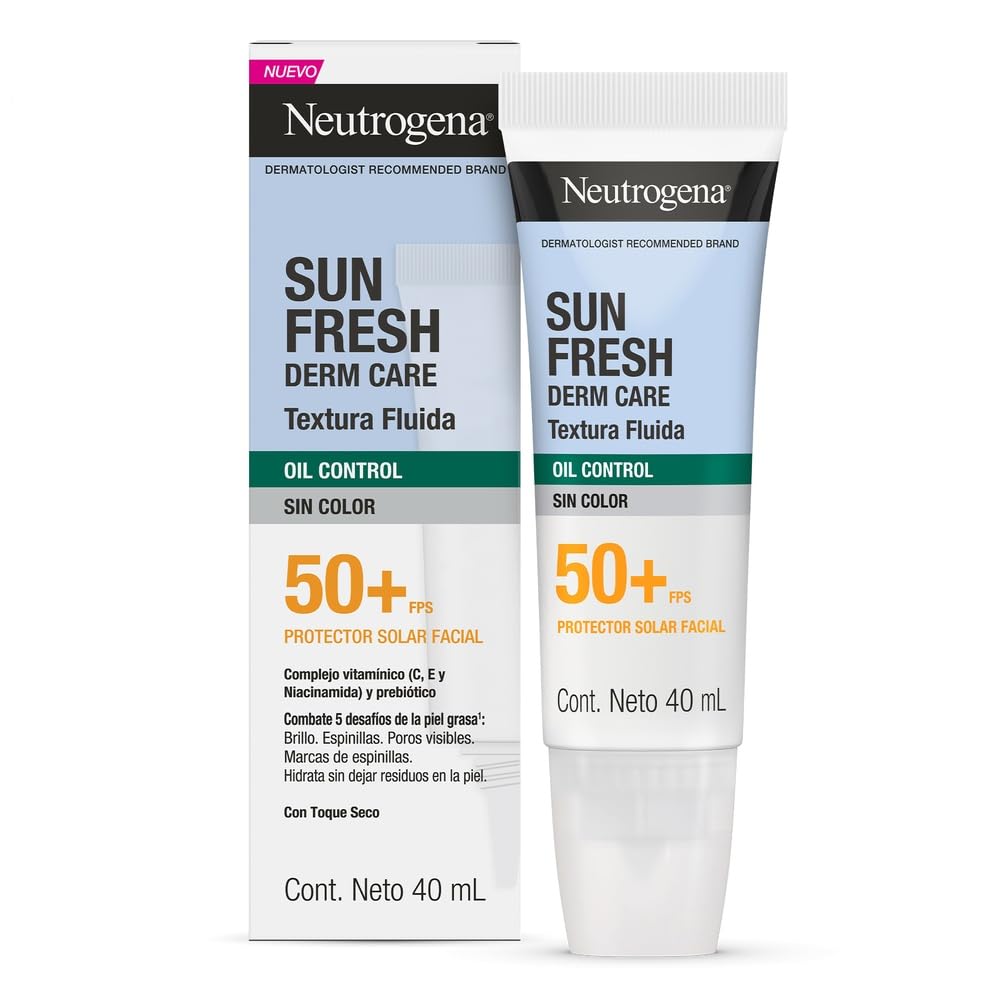Neutrogena® Protector Solar Facial Sun Fresh Derm Care Oil Control Fluido 40ml