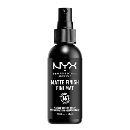 NYX Professional Makeup Matte Finish, Spray Fijador, Acabado Mate, 60 ml