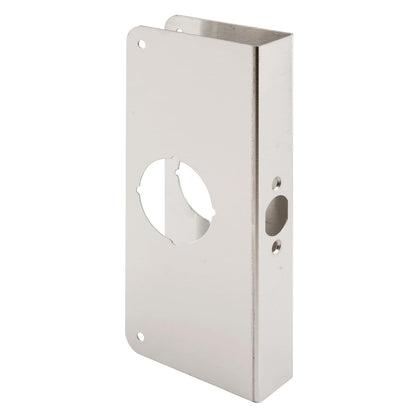 Prime-Line U 9585 Placa De Refuerzo De Puerta Y Cerradura De Acero Inoxidable Para Puertas De 1-3/8 in.