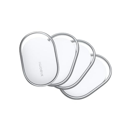 XIAOMI Smart Tag, Compatible con Apple y Google Android, Pack de 4 | 10g, Compatible con Apple Find My y Android Find Hub, batería con más de 1 año de autonomía, Protección de privacidad, IP67