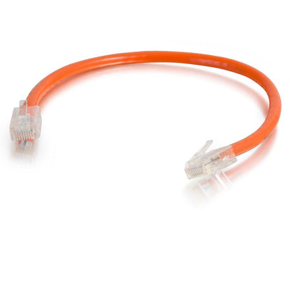 C2G Cable de Red Cat5E RJ45 sin Bota - 30.5 m - Anaranjado