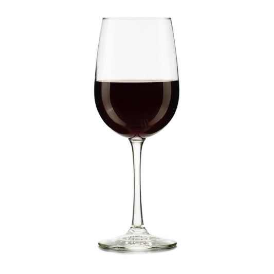 Libbey Juego de 12 copas Vina de vidrio para vino, 473 ml