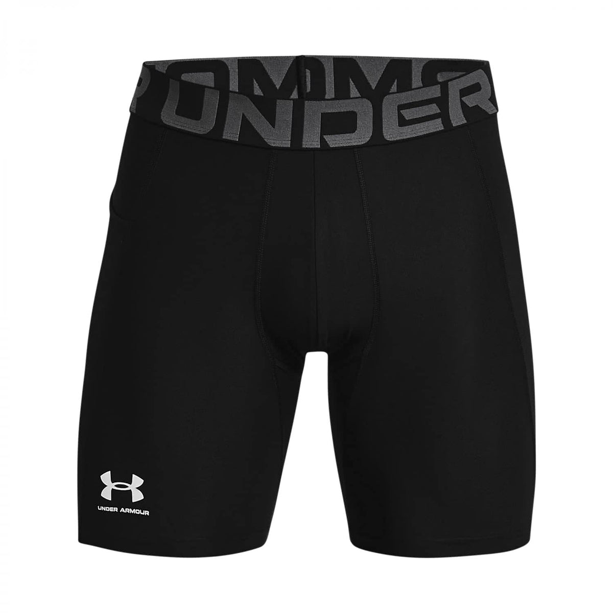Under Armour UA HeatGear Shorts de Entrenamiento para Hombre - Negro (001) - tono gris - G Alto