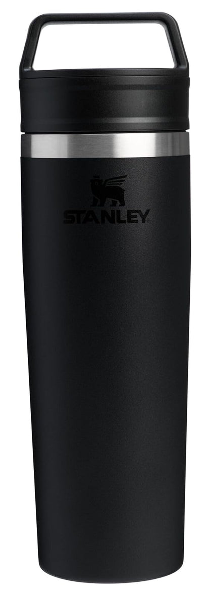Stanley Café-To-Go Taza de Viaje Térmica de Acero Inoxidable, 16-20 oz - Negro 2.0 - 20 onzas