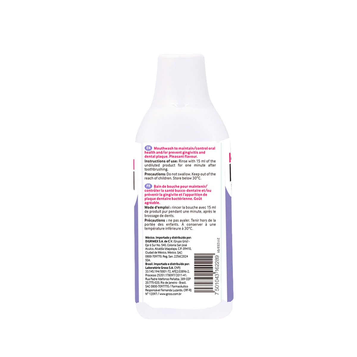 Perioxidin - Lacer Enjuague bucal, 500 ml, paquete de 1