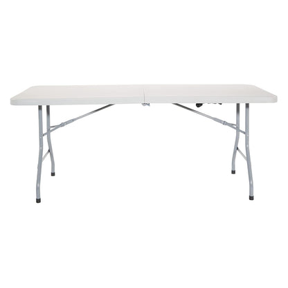 Office Star Resin Multipurpose Rectangle Table, 6-Feet, Center Folding