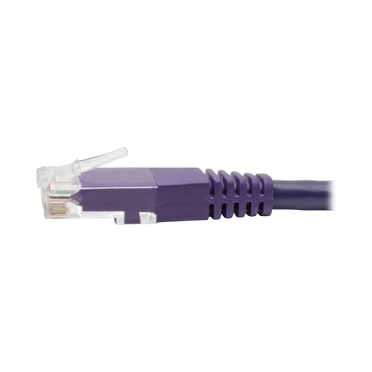 Tripp-Lite Cat6 N200-010-PU - Cable Conexión de Red Ethernet Moldeado, Púrpura, 3.05 m/10 ft
