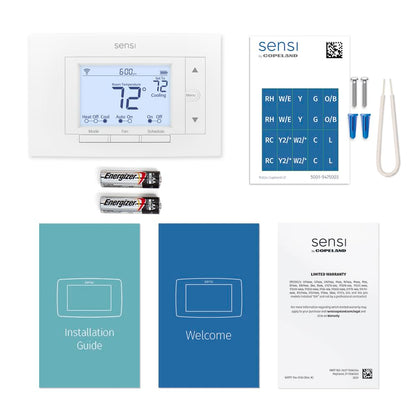 Sensi Emerson Termostato Inteligente Wi-Fi para Smart Home, versión Pro, Funciona con Alexa, Certificado Energy Star