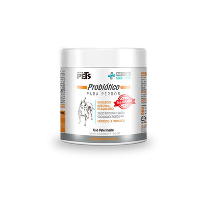 Lomas Medical Solutions Kit Salud Digestiva y Bienestar para Perros Aceite de Salmón Omega 3 + Probiótico + Plato 16 oz (Colores Surtidos)
