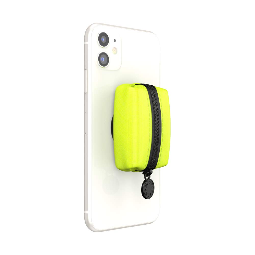 PopSockets PopTop (Solo la Parte Superior. La Base se Vende por Separado) - Bolsillo Amarillo neón