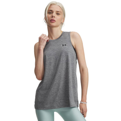Under Armour Tech Twist tank para entrenar - (709) Clay Green - Black - CH