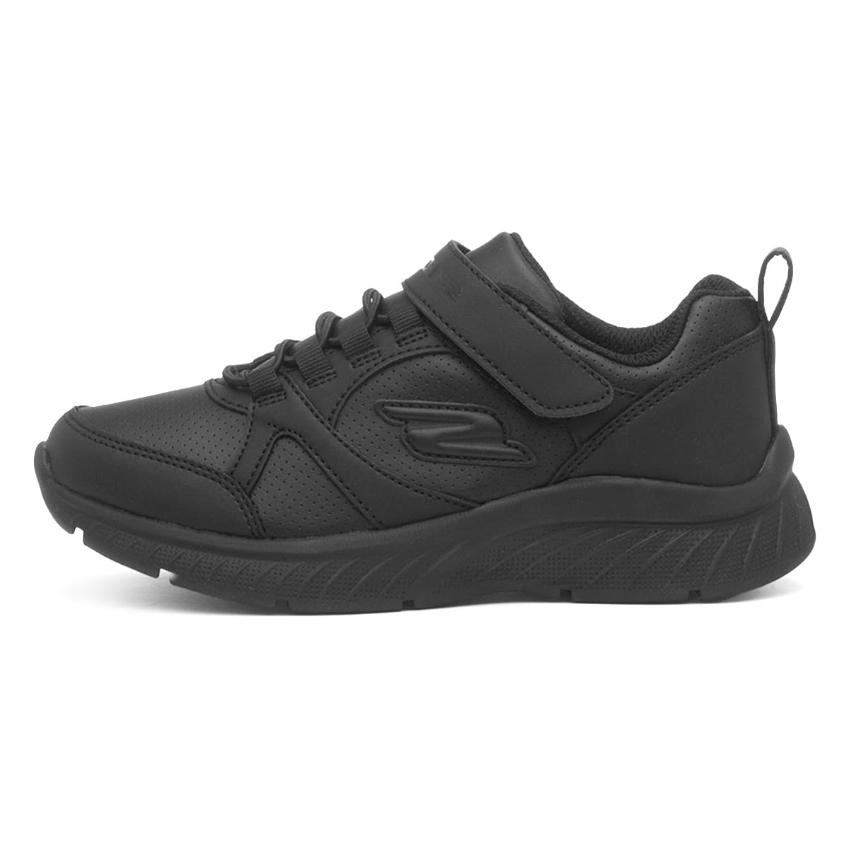 Skechers Microspec Plus Tenis Escolares para Niña - 16.5 cm - Negro - Negro