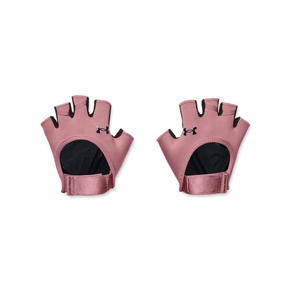 Under Armour Guantes de Entrenamiento para Mujer, Medio Dedo - Rosa - G