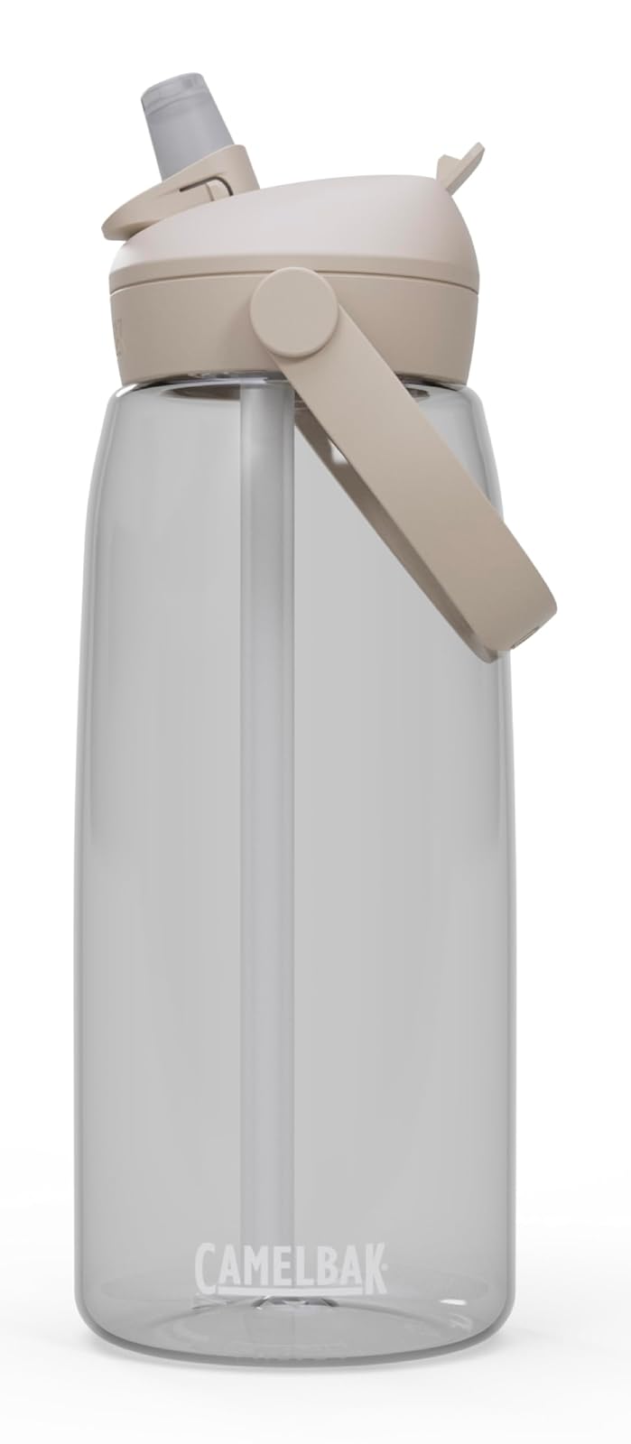 CamelBak Botella Thrive Flip Straw con Popote, Tritan sin BPA - 32 Ounces - Claro
