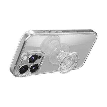 PopSockets Agarre Transparente para teléfono | Sujeción cómoda y segura, anticaídas, soporte, transparente, translúcido, para iPhone/iPad/Kindle/Android