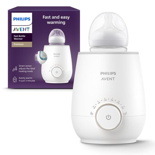 Philips Avent Calentador de Biberones en 3 minutos | Control inteligente de temperatura | Función para descongelar | Calienta de manera uniforme | Apagado automático | SCF358/00