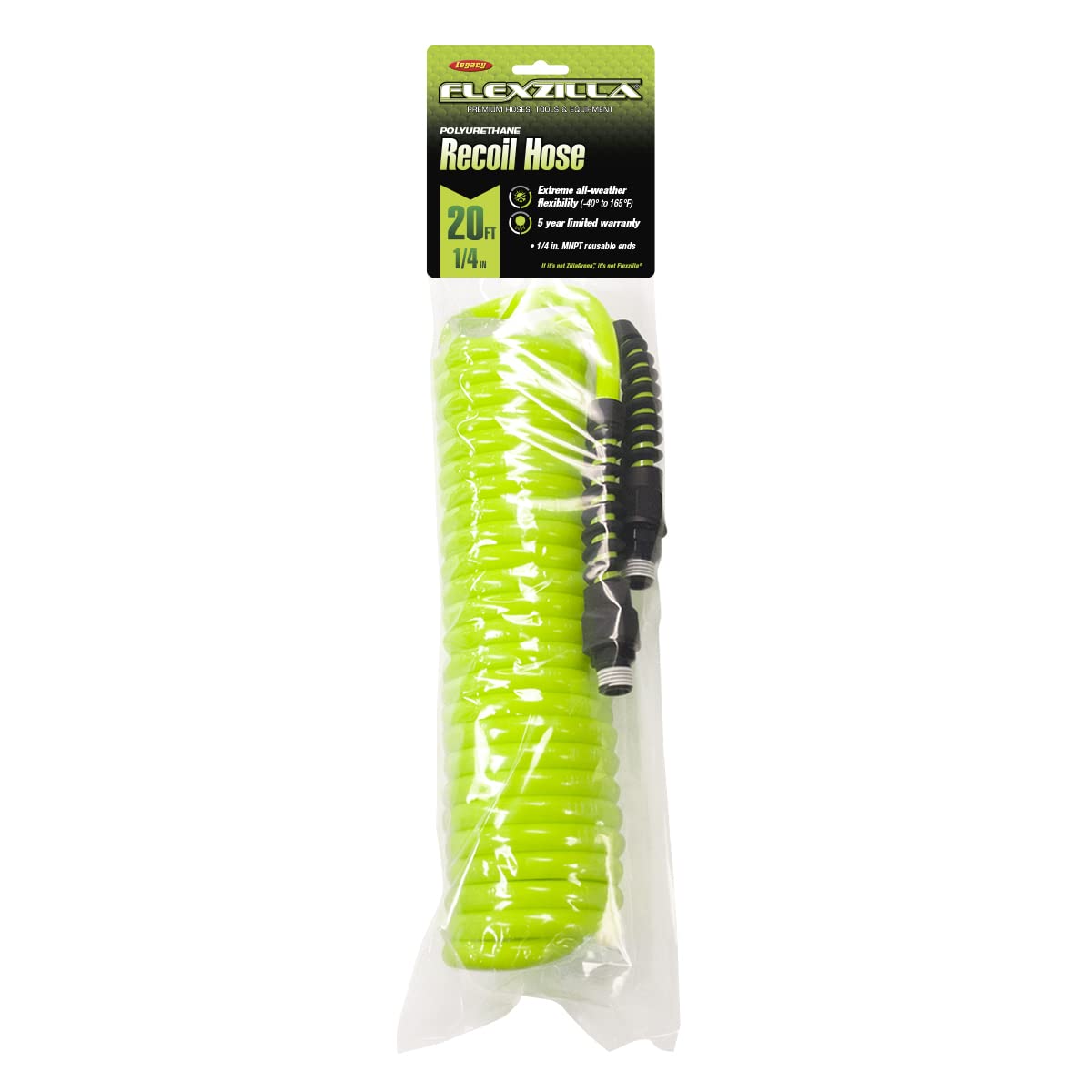 Flexzilla Legacy LP1410AFZZ Manguera de Poliuretano para desagüe (1/4 x 10 pies), 1/4" x 20 Feet