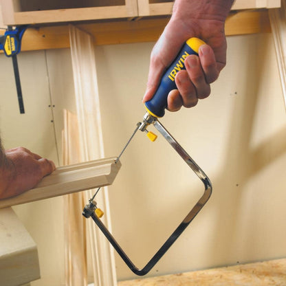 IRWIN Tools ProTouch - Sierra de combate (2014400), azul y amarillo