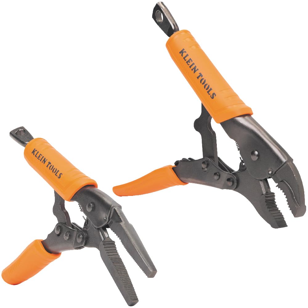 Klein Tools Alicates de Presión de Mandíbula Curva de Liberación Rápida - Kit combinado