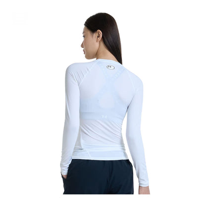 Under Armour Playera de compresión Heatgear de Manga Larga SudaderaMujer