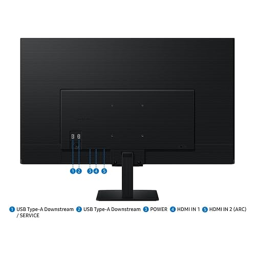 Samsung Smart Monitor LS32FM500ELXZX 32" FHD 60Hz, Panel VA, TV Plus, Resolución FHD, Tiempo de Respuesta 4ms (GTG), Brillo 200 CD/m