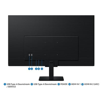 Samsung Smart Monitor LS32FM500ELXZX 32" FHD 60Hz, Panel VA, TV Plus, Resolución FHD, Tiempo de Respuesta 4ms (GTG), Brillo 200 CD/m
