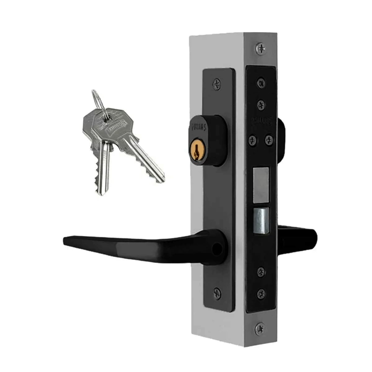 Phillips Cerradura Modelo 549 Para Puerta Aluminio Negro