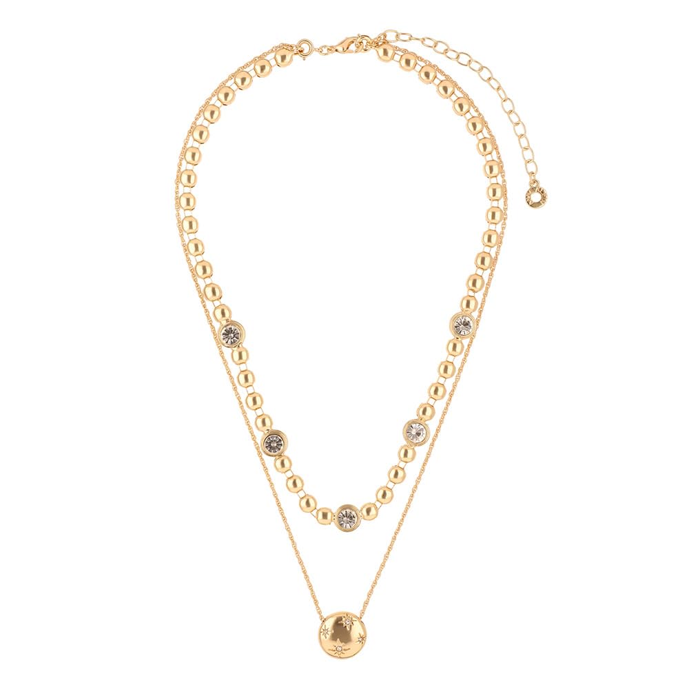 Anne Klein Collar Dorado Circular Para Mujer