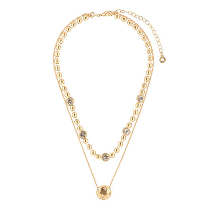 Anne Klein Collar Dorado Circular Para Mujer