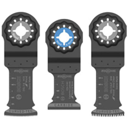 Bosch OSL003VP 3 pieza(s) Starlock - Juego de cuchillas oscilantes multiherramienta