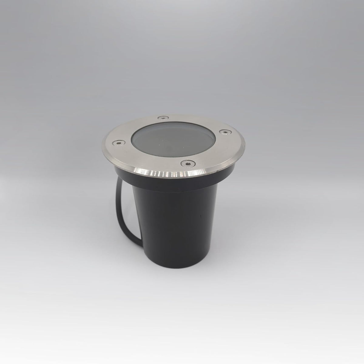 Luminaria Empotrable de Piso Exterior ARTLITE ADE-202, Base GU10, Acero Inoxidable, IP67, Luz Ascendente para Jardines, Senderos, Fachadas y Paisajismo