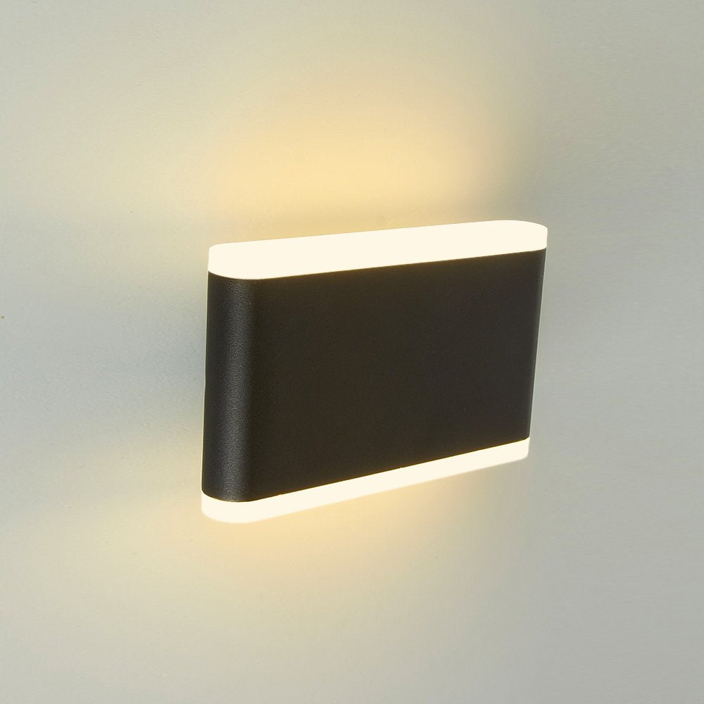 Tecnolite - Lámpara de Pared Arbotante Exterior LED 12 W, Luz Cálida Brillante 3000 K, Doble salida de luz