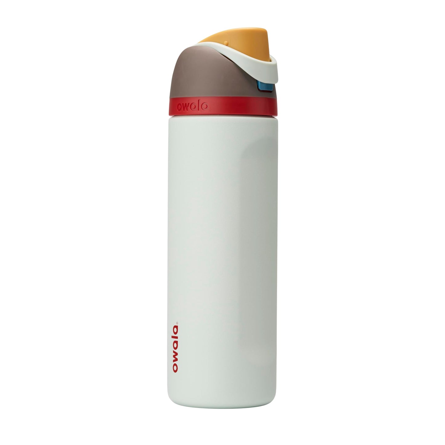 Owala FreeSip - Botella de agua aislada de acero inoxidable con popote, botella de agua deportiva sin BPA, ideal para viajes, 32 onzas, Boneyard
