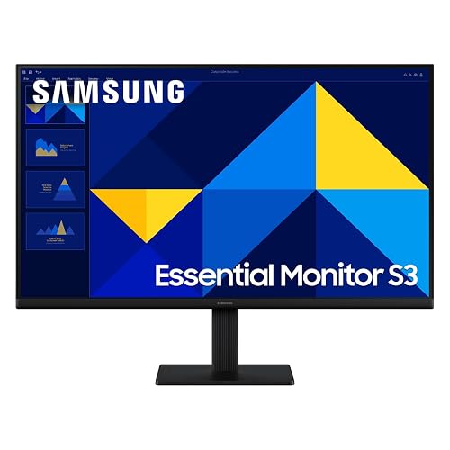 Samsung Essential Monitor 27" FHD 100Hz, Panel IPS, Modo Juego, proteccionn Visual, resolucion FHD, Tiempo de Respuesta 5 (GTG), Brillo 200 CD/m LS27D304GALXZX