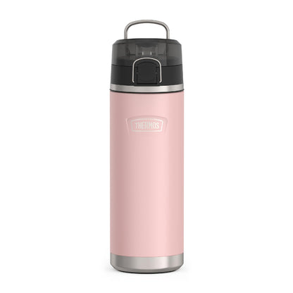 Thermos Icon Series Botella de Agua de Acero Inoxidable 24 oz - 0.7 Litros - Atardecer Rosado