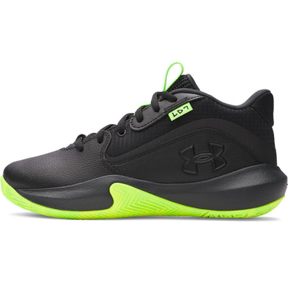 Under Armour Lockdown 7 Tenis para Niños Unisex - 25.0 cm - (006) Negro - Antracita - Negro Metálico