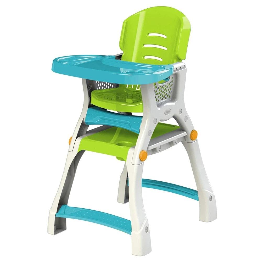 Prinsel Silla Alta Caddy 2 en 1, Convertible a Escritorio, 6 Meses a 3 Años - Verde