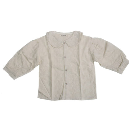 Macarroni Diseño Europeo Blusa Cuello Bobo Niñas