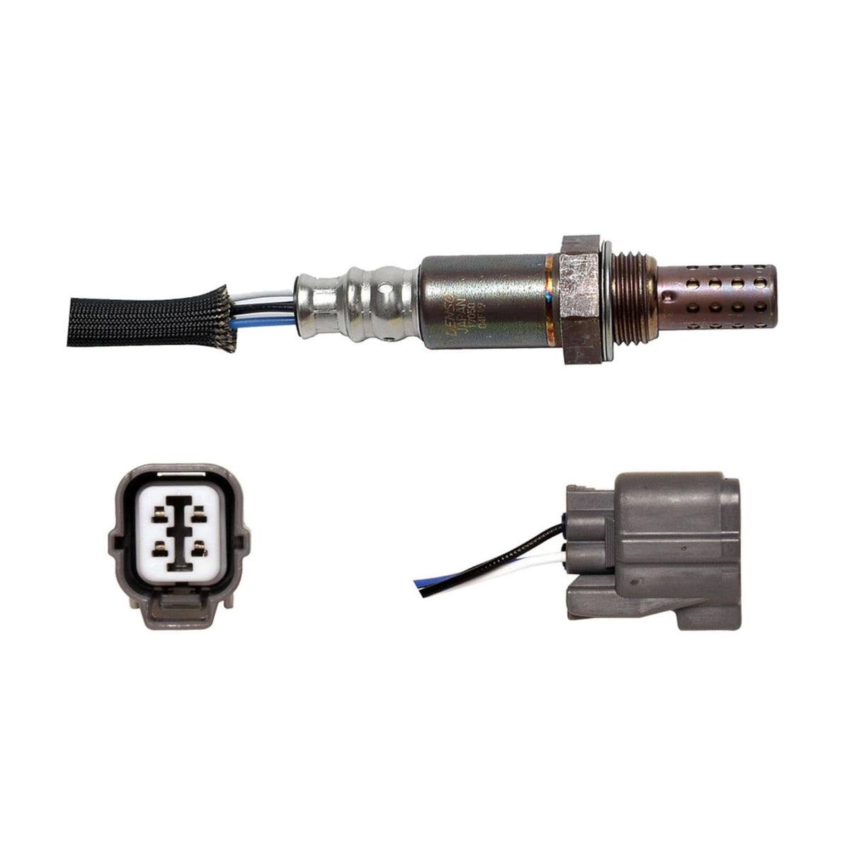 Denso 234-4733 Sensor de Oxígeno Calentado de 13.5 Pulgadas para Honda, 4 Hilos, Multi