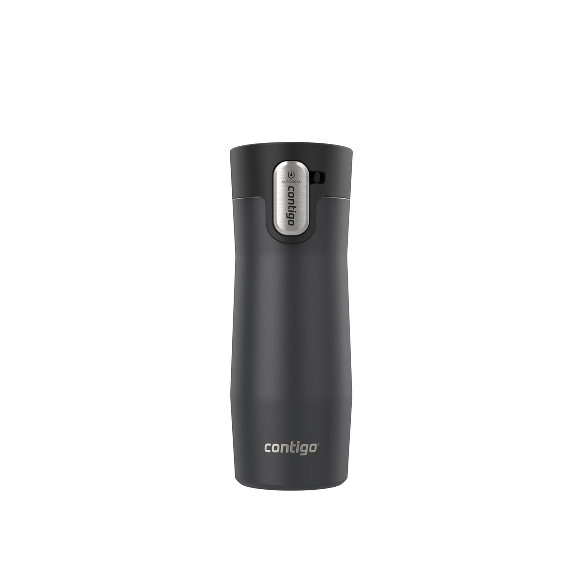 Contigo West Loop 3.0 Taza de Viaje Aislada AUTOSEAL, Negro Mate, 0.5-0.7 L - 0.5 Litros - Negro -