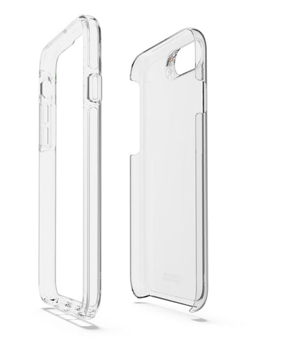 Gear4 ZAGG Crystal Palace - Funda para iPhone SE 2022/SE (2ª generación) y iPhone 8/7/6s/6 - Protección Avanzada contra Impactos, tecnología D3O integrada, Acabado Transparente, Transparente