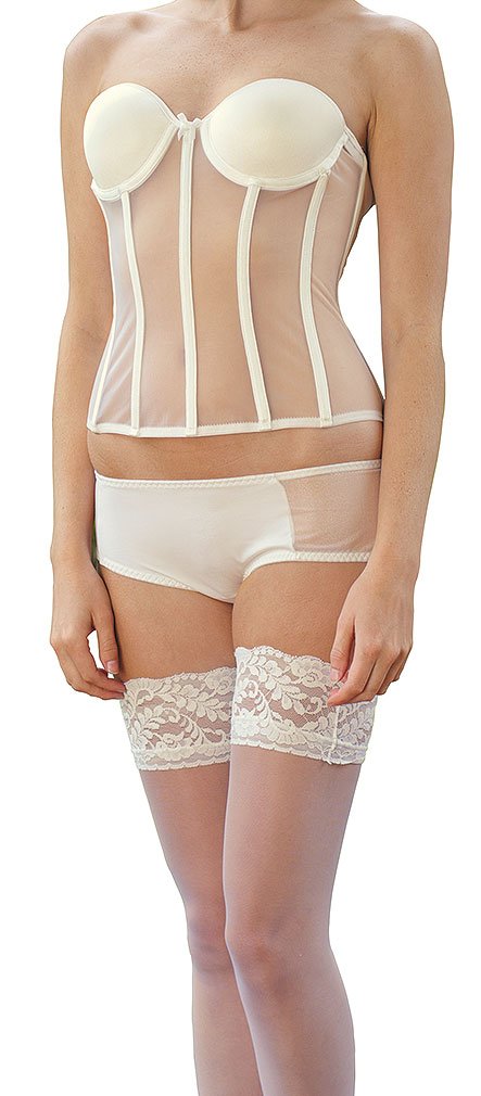CARNIVAL Sujetador de corsé Transparente Moldeado sin Costuras para Mujer