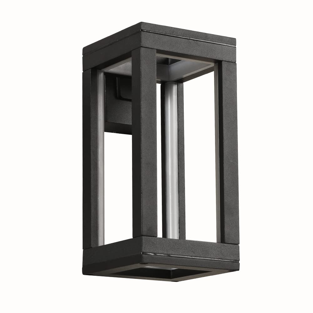 Tecnolite - Lámpara de Pared Arbotante LED Exterior 12 W, Luz Cálida Brillante, IP54, IK07, No atenuable, LED integrado