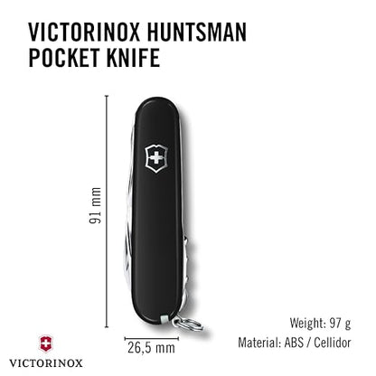 Victorinox Navaja deportiva Huntsman Negra