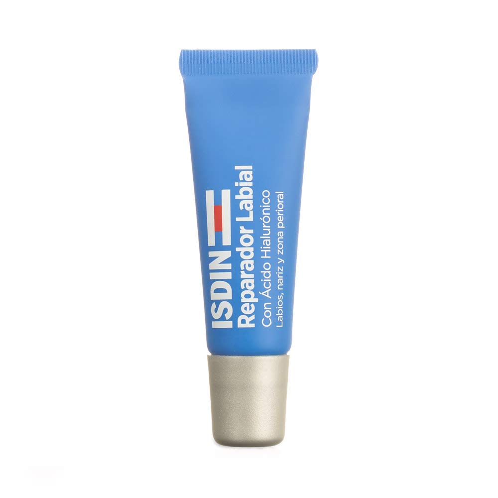 ISDIN Fotoprotector Fusion Water SPF 50, Protector Solar Facial de fase acuosa para uso diario, Textura ultra ligera, 50 ml + reparador labial fluido con acido hialuronico. protege y repara los labios