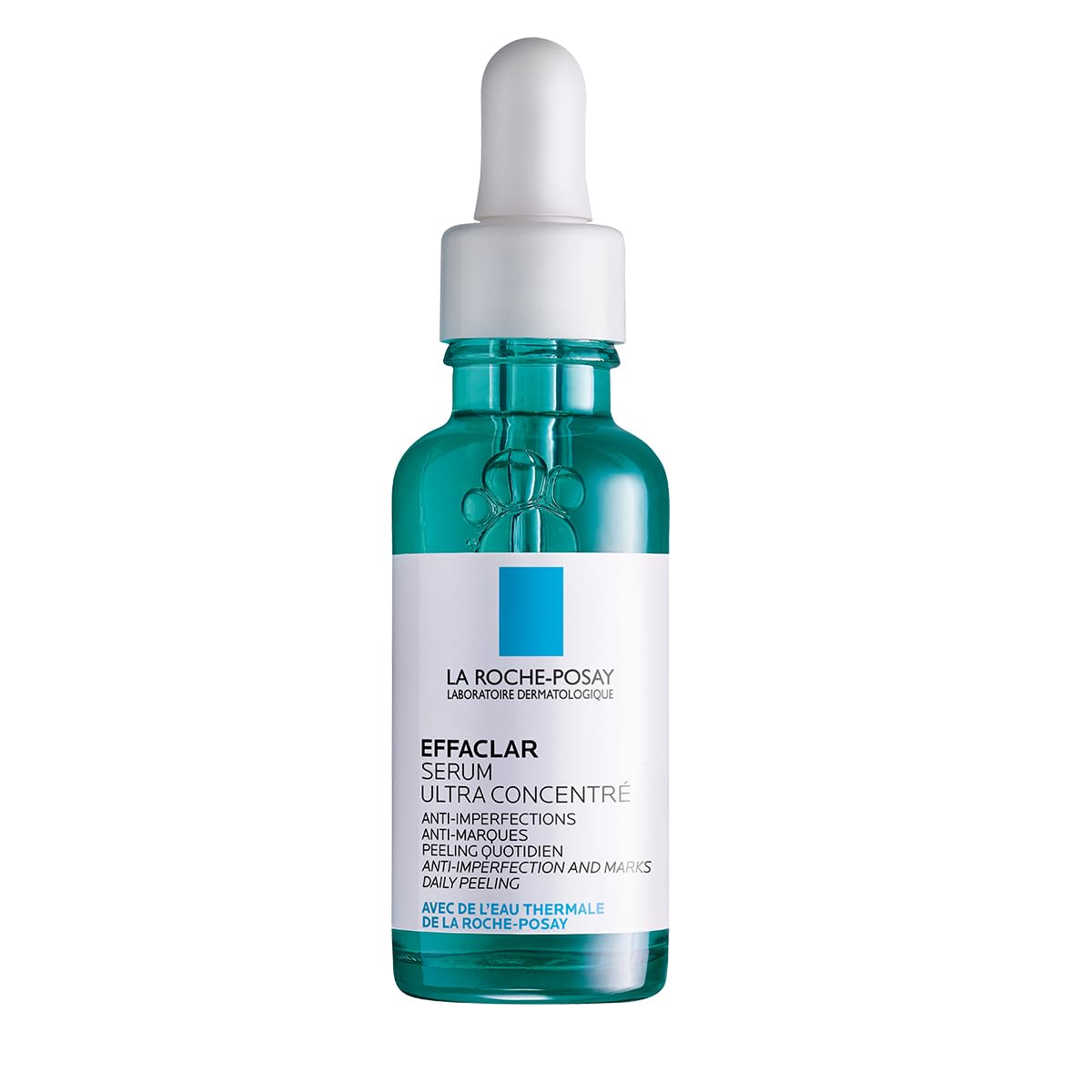 La Roche-Posay Effaclar Sérum Concentrado Facial Anti-Imperfecciones 30ml | Sérum Dermatológico, Trata y Corrige Imperfecciones, Purifica y Alisa la Piel, Con Ácido Glicólico y Salicílico/LHA