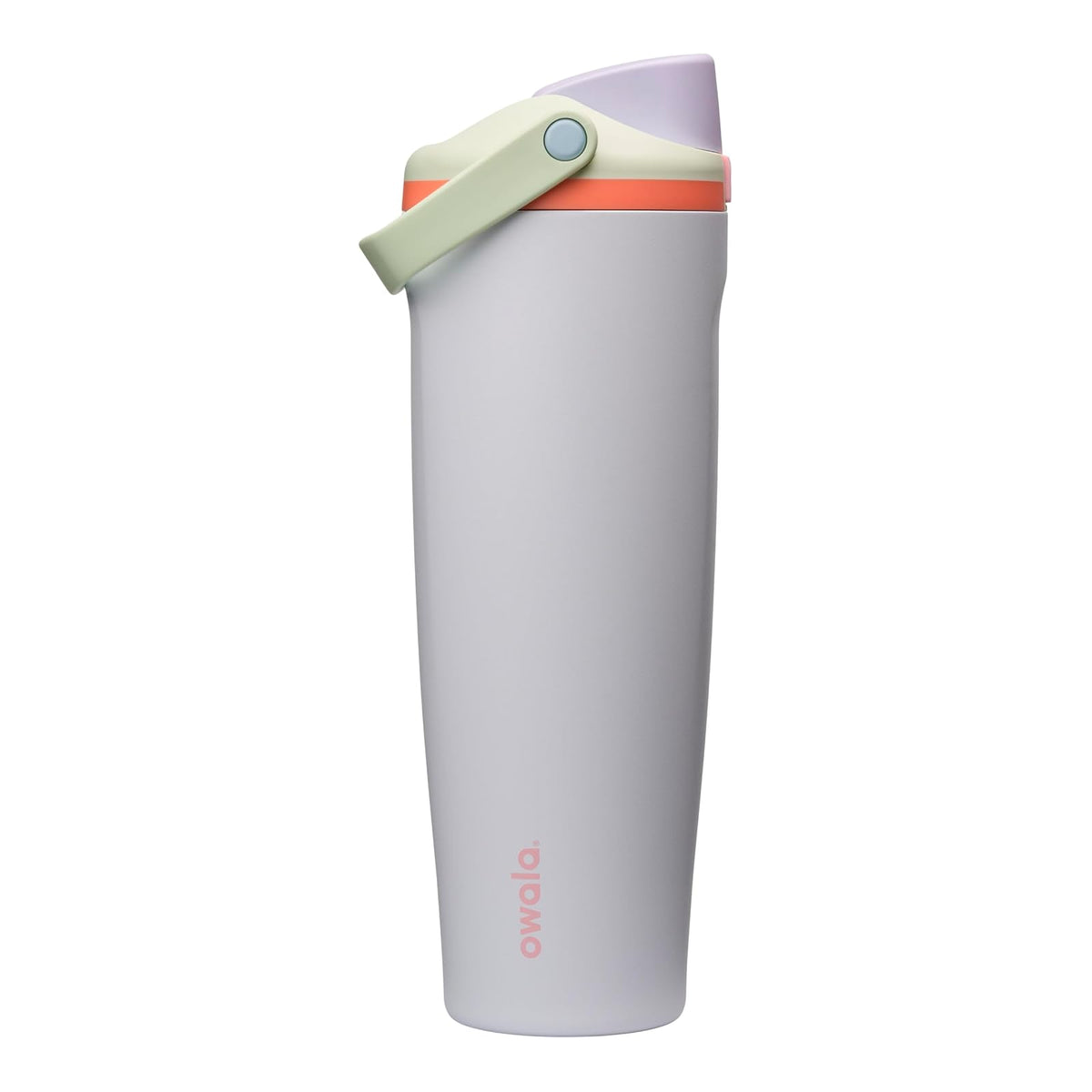 Owala FreeSip Sway - Botella de Agua Aislada de Acero Inoxidable con Popote Integrado, Libre de BPA - Beach House - 40 Ounces