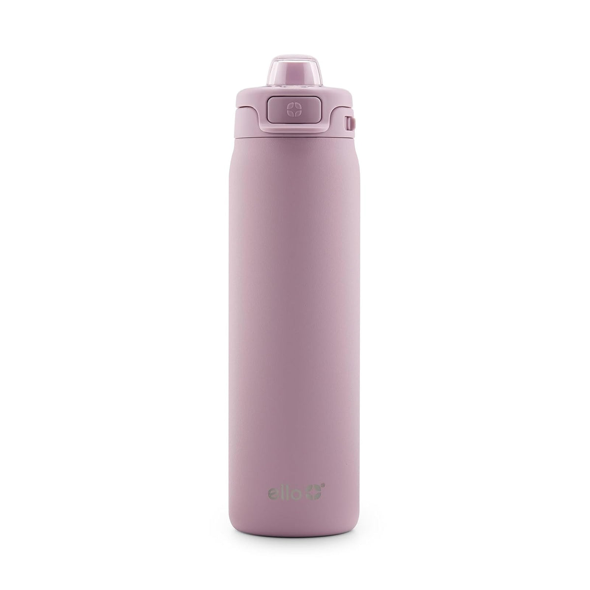 Ello Pop & Fill Botella de Agua de Acero Inoxidable - 22 Ounces - Mauve